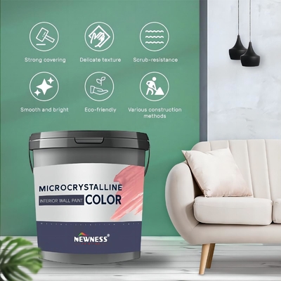 State Liquid Coating Micro Crystal Interior Wall Paint voor een hoge hechting op het substraat