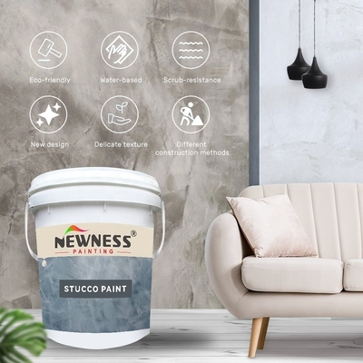 Wandverf op poederbasis voor klassieke stucco Venetiaanse gips effect op binnenmuren