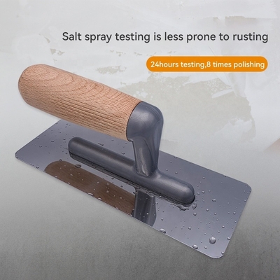 80*200*80 Drywall Finishing Plastering Notch Trowel met vierkante tanden en houten handvat