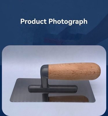 80*200*80 Drywall Finishing Plastering Notch Trowel met vierkante tanden en houten handvat