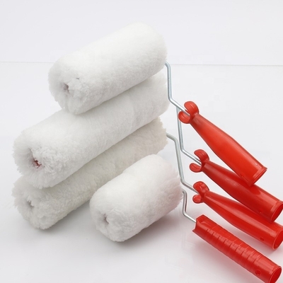 Plastic PP Handle 4 inch Mini Roller Verfroller voor professionele wandverfgereedschappen