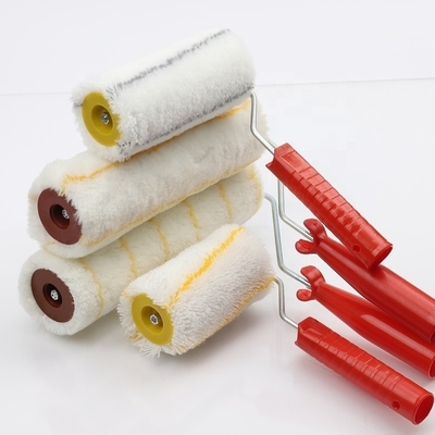 Plastic PP Handle 4 inch Mini Roller Verfroller voor professionele wandverfgereedschappen