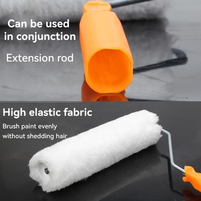 Plastic PP Handle 4 inch Mini Roller Verfroller voor professionele wandverfgereedschappen