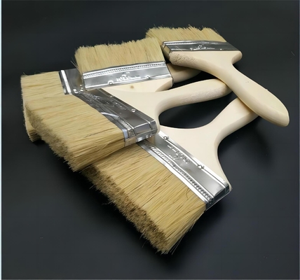 Professionele houten handvaten voor het maken van olieverfschermen