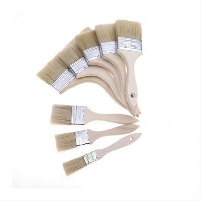 Professional Grade Pure Bristle Houten Handle Verfborstel voor schilderen