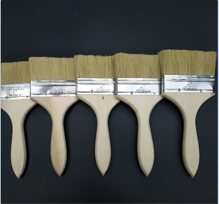 Professional Grade Pure Bristle Houten Handle Verfborstel voor schilderen