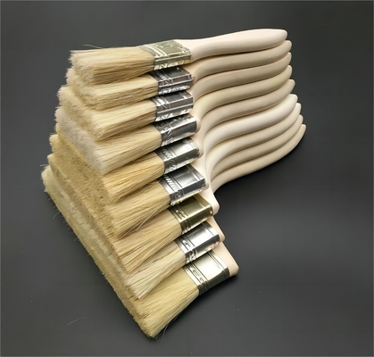Professional Grade Pure Bristle Houten Handle Verfborstel voor schilderen