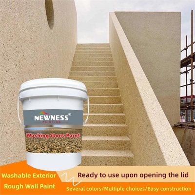 Bouwcoating Buitenhuis Muurverf met granieten verf Ruwe textuur effect