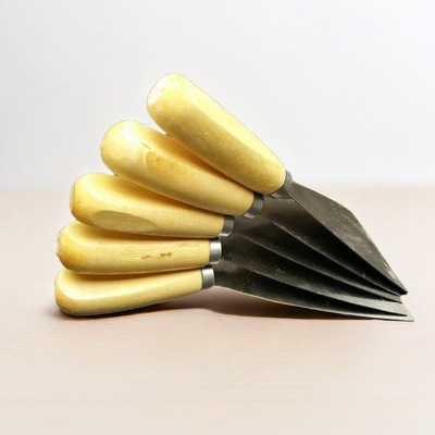Professionele vervaardiging Houten handvat mes Putty Scraper mes met 0,7 mm bladdikte