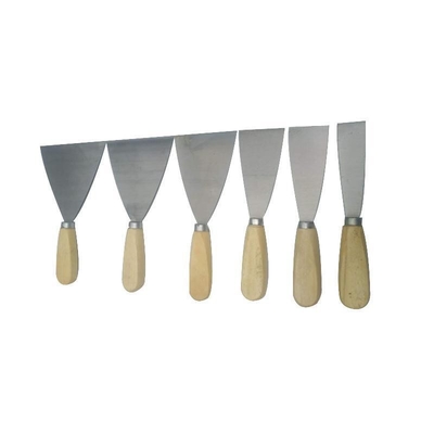 Professionele vervaardiging Houten handvat mes Putty Scraper mes met 0,7 mm bladdikte