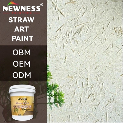 Bouw Innencoatings Werknemers Brush aanbrengen voor aanpassing Kleuren Muurkunst Verf