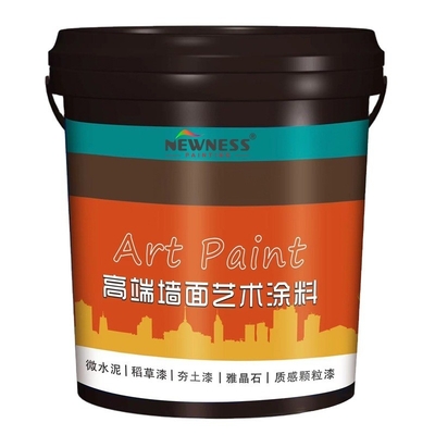 20 kg/BUCKET Waterbasis Vloeistof Kleurrijk Acryl Interieur Emulsie Latex Spray Muurverf