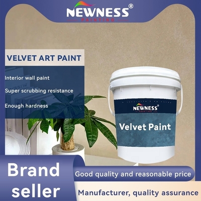 Waterdicht fluweel kunstmatige textuur binnenmuurverf met staat vloeistofcoating
