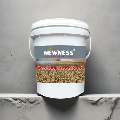 Bouwcoating Goed vuilwerend Buitenmuur Imitatie stenen verf voor wassen