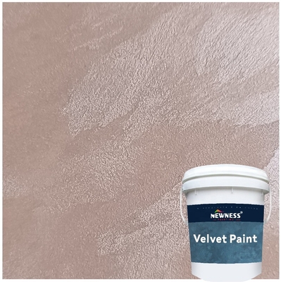 Decoratieve matte fluweelverf voor woonkamer wasbaar en duurzaam artistiek afwerking
