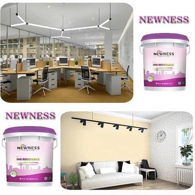 Acrylische hoogglanzige huiskleuren Inwendige wandverfcoating voor woonmuren