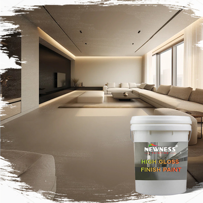 Hoofdgrondstof Acrylische enkelcomponent op water gebaseerde binnenmuurverf Wit kleur