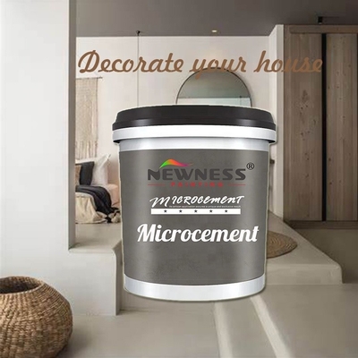 Hoge hardheid Micro-cement Wand- en vloerverf 2-3 mm Dikte Liquid State Coating