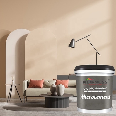 Dunne coating Stucco textuur verf Booth Wandschilderen met glanzende micro cement coating