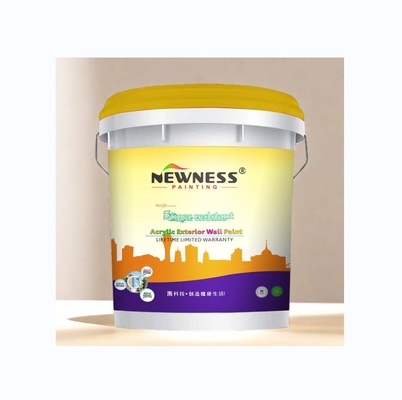 Glanzige acrylmuurverf met anti-kraak weercoat en acrylmateriaal