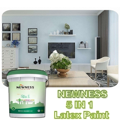 Witte emulsie acryl latex wandverf voor slaapkamer/woonkamer Netto formaldehyde Voordeel