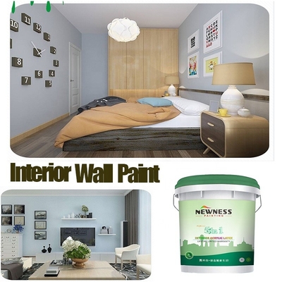 Witte emulsie acryl latex wandverf voor slaapkamer/woonkamer Netto formaldehyde Voordeel