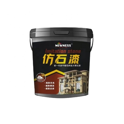 Vernieuw uw buitenmuur met water gebaseerde graniet textuur steen coating acryl verf
