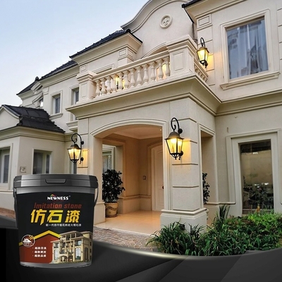 Gebouwcoating Natuursteen Granite-effect Sproeiwandverf Decoratieve steenverf