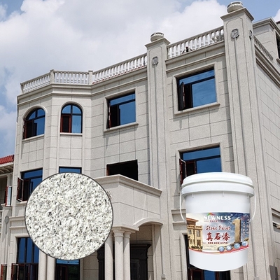 Acryl natuursteen coating Echte steen verf voor buitenmuur Graffito textuur