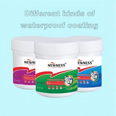 65% vast gehalte Acryl polyurethaan waterdicht vloeibaar rubber dakverf