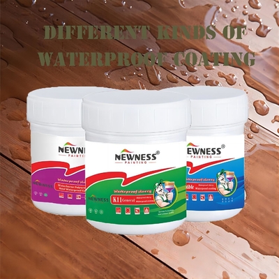 65% vast gehalte Acryl polyurethaan waterdicht vloeibaar rubber dakverf
