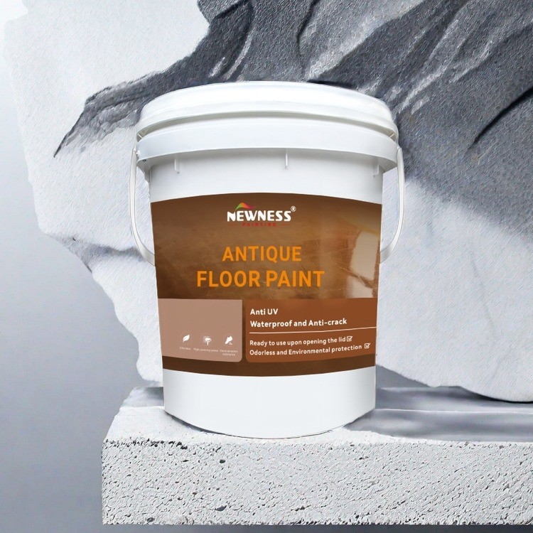 Waterdichte anti-slip acryl polyurethaan epoxy vloerverf voor beton