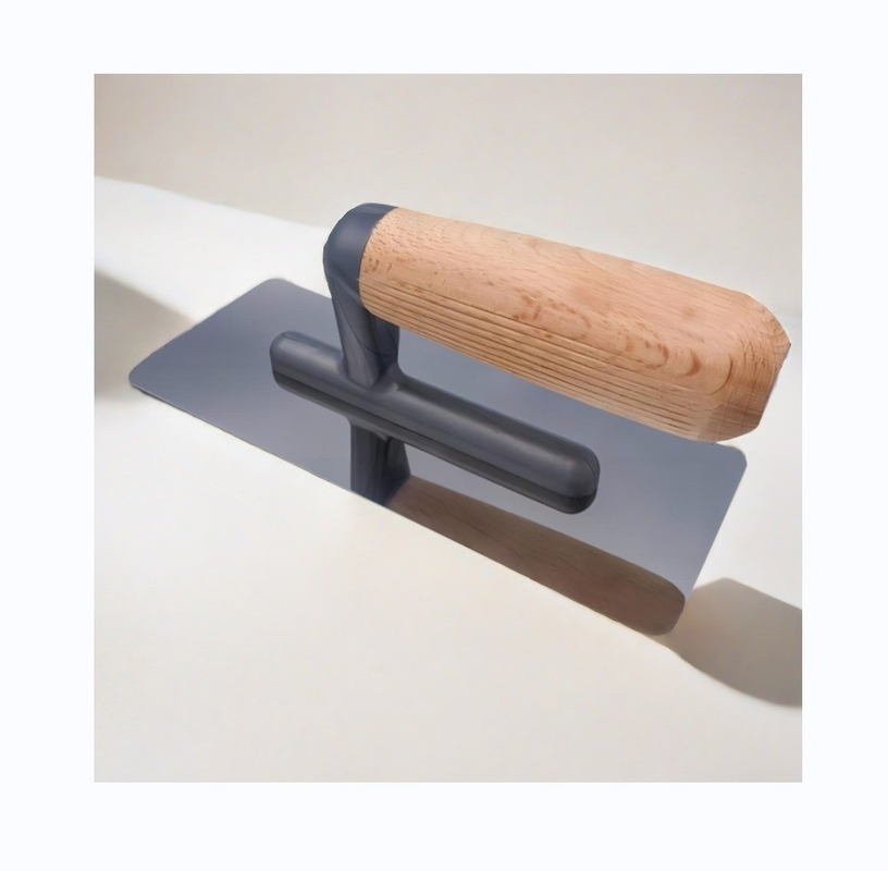 80*200*80 Drywall Finishing Plastering Notch Trowel met vierkante tanden en houten handvat