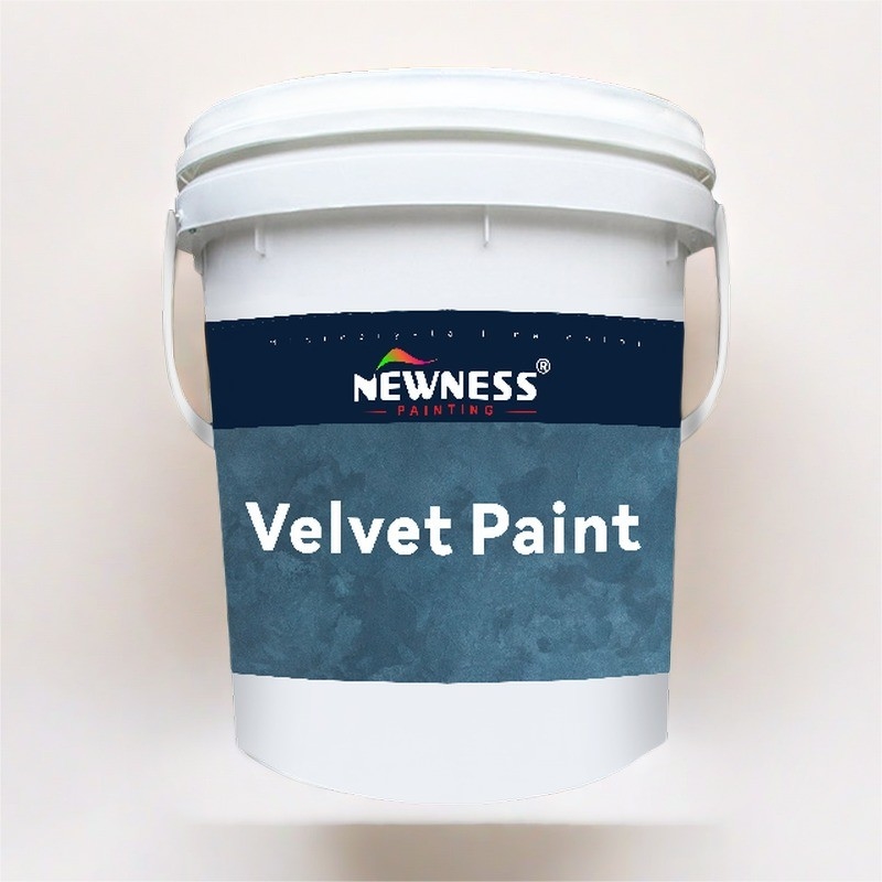 Decoratieve matte fluweelverf voor woonkamer wasbaar en duurzaam artistiek afwerking