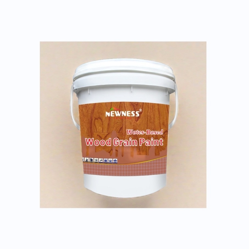 12 maanden houdbaarheid Houtvlek Lak Cassia Siamea Grain Finish voor aluminiumprofiel