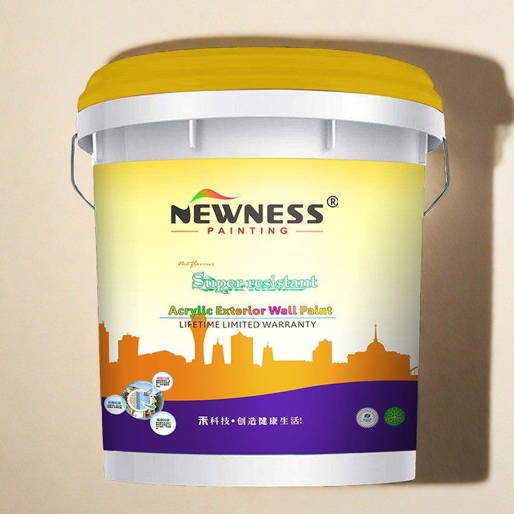 Geavanceerde formule Pure Acrylic Latex Verf voor binnen- en buitenmuren Gratis monster